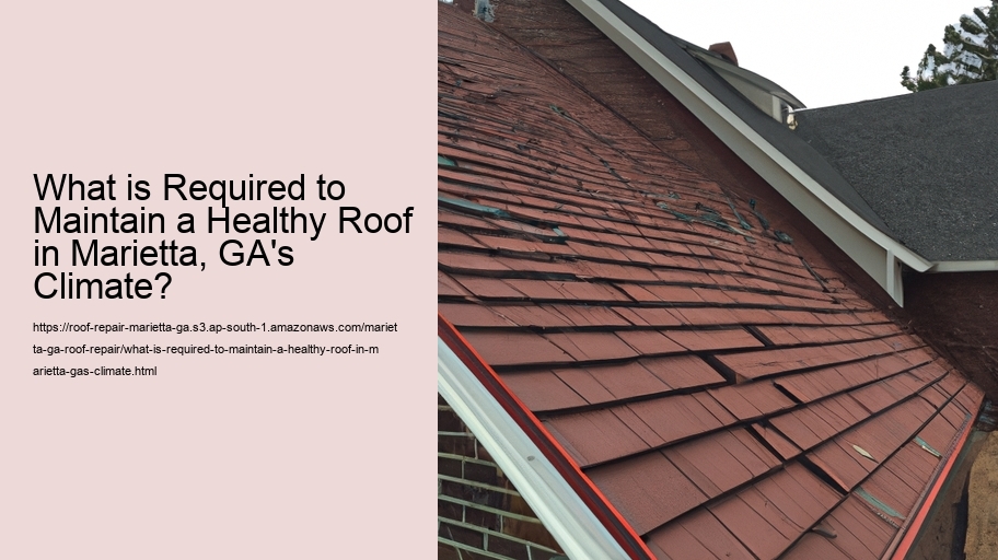 What is Required to Maintain a Healthy Roof in Marietta, GA's Climate?