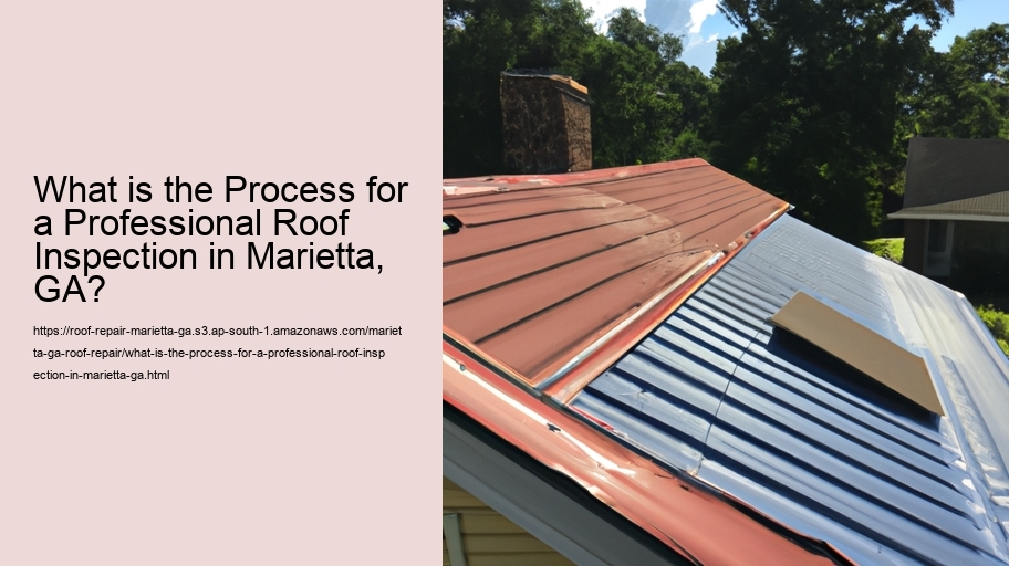What is the Process for a Professional Roof Inspection in Marietta, GA?